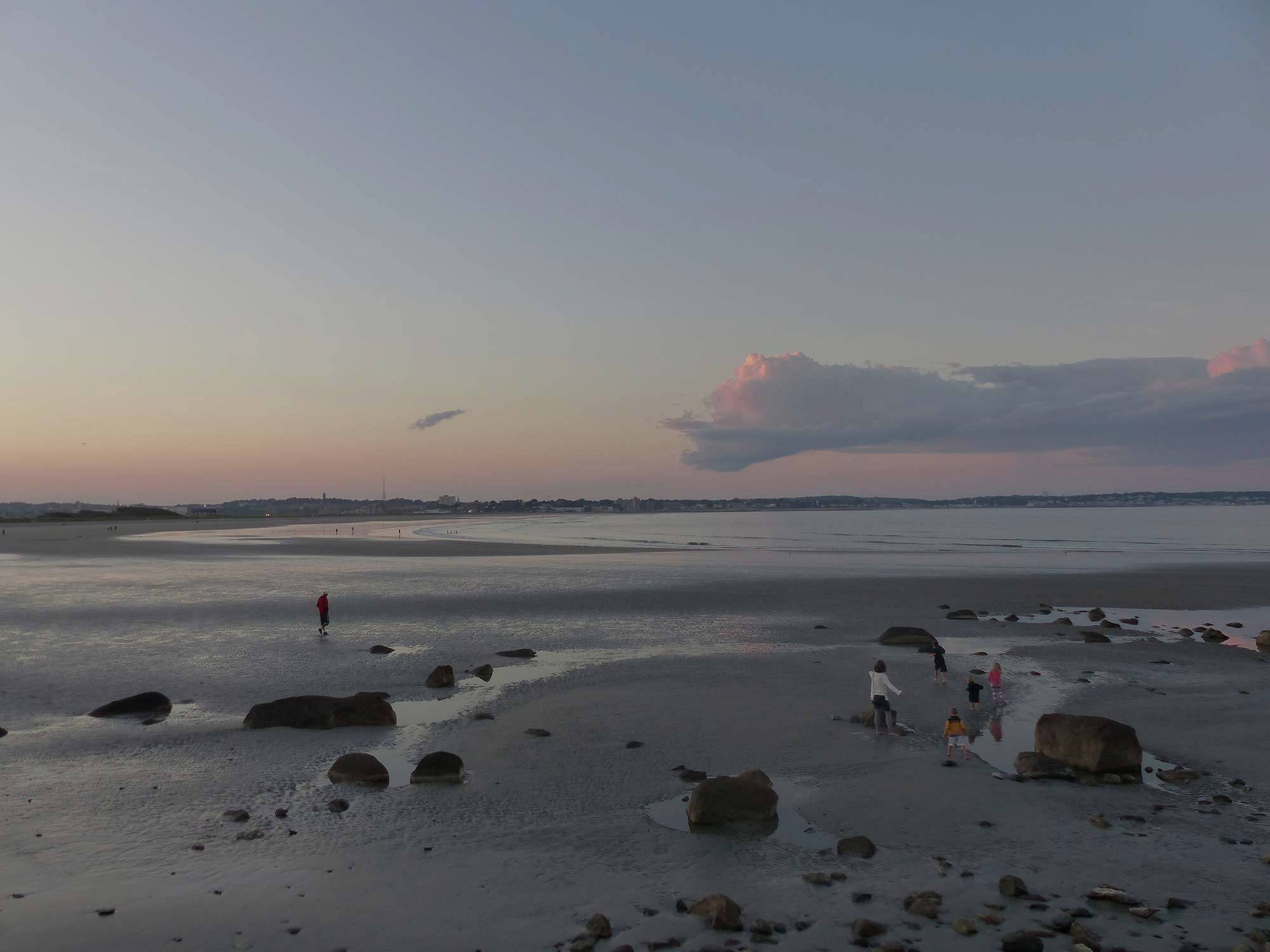 Dusk at Long Beach in Nahant